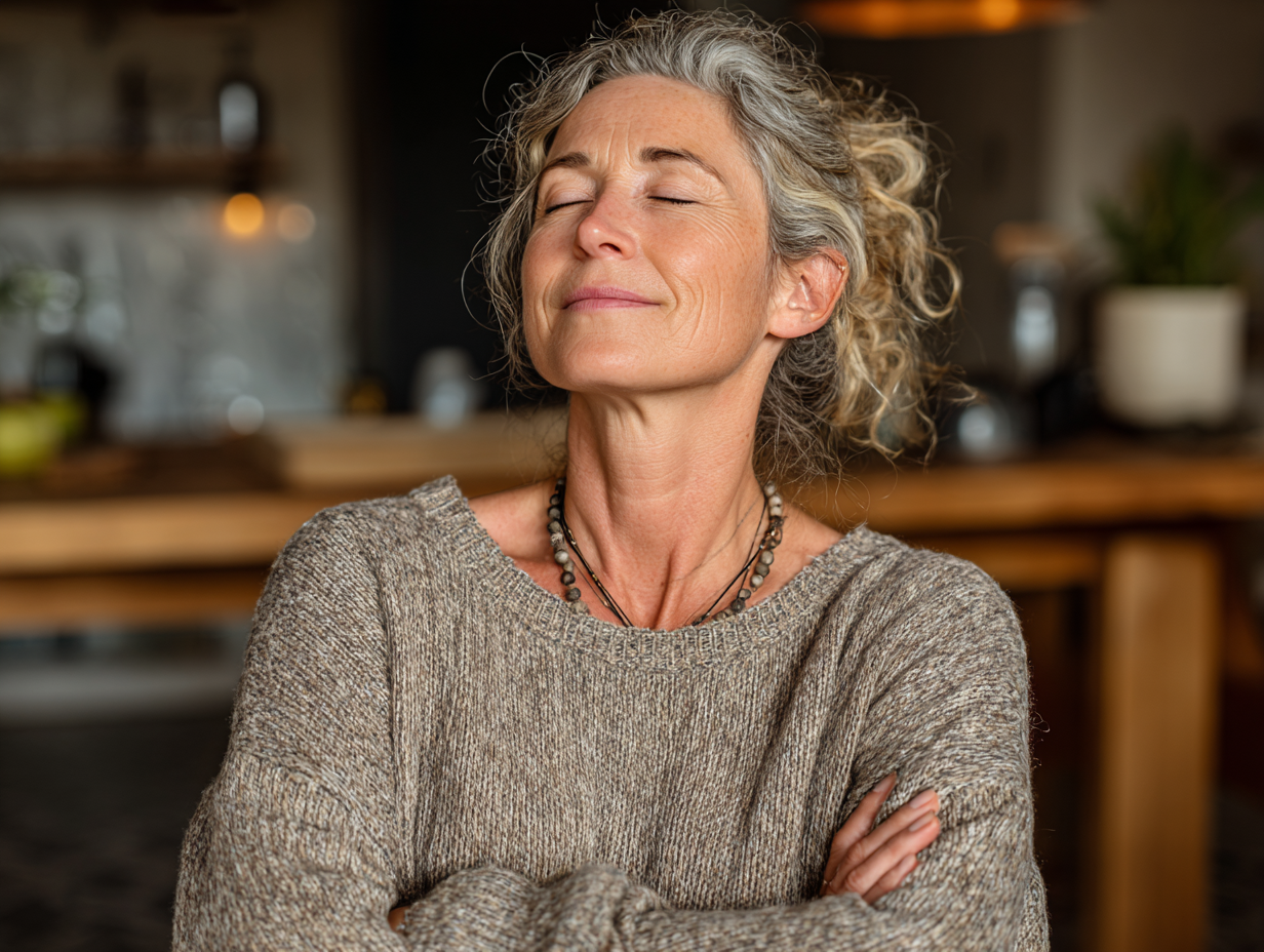 Grupa de seniori practicând yoga în aer liber